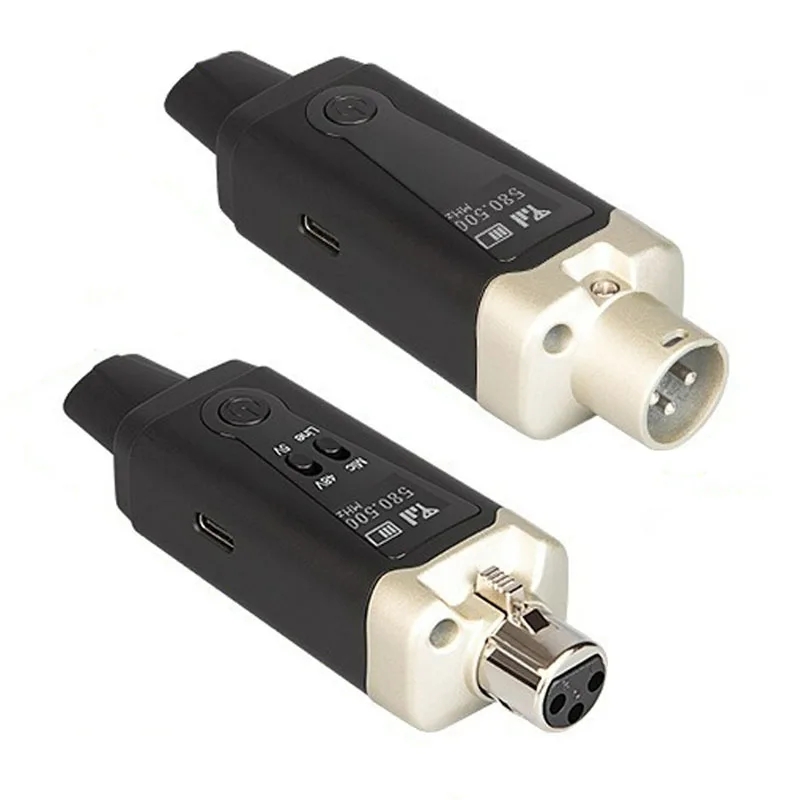 Xlr Microphone Condenser - UHF Microphone Adapter Wireless Microphone System