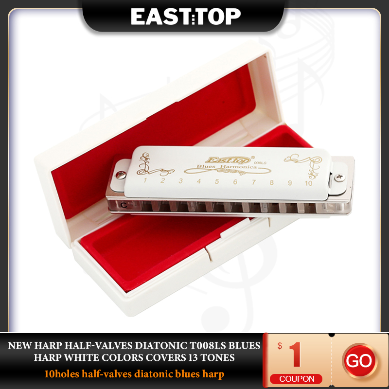 Harmonica 10 Hole - EASTTOP T008LS 10 Hole 20 Tone