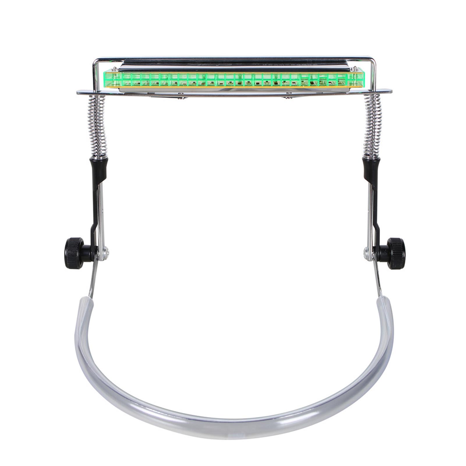 Harmonica 10 Hole - Harmonica Holder Adjustable Alloy Steel Professional