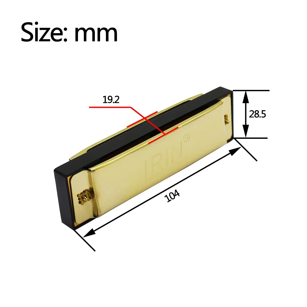 IRIN Harmonica 10 Hole 20 Tone - Harmonica 10 Hole 评论和价格