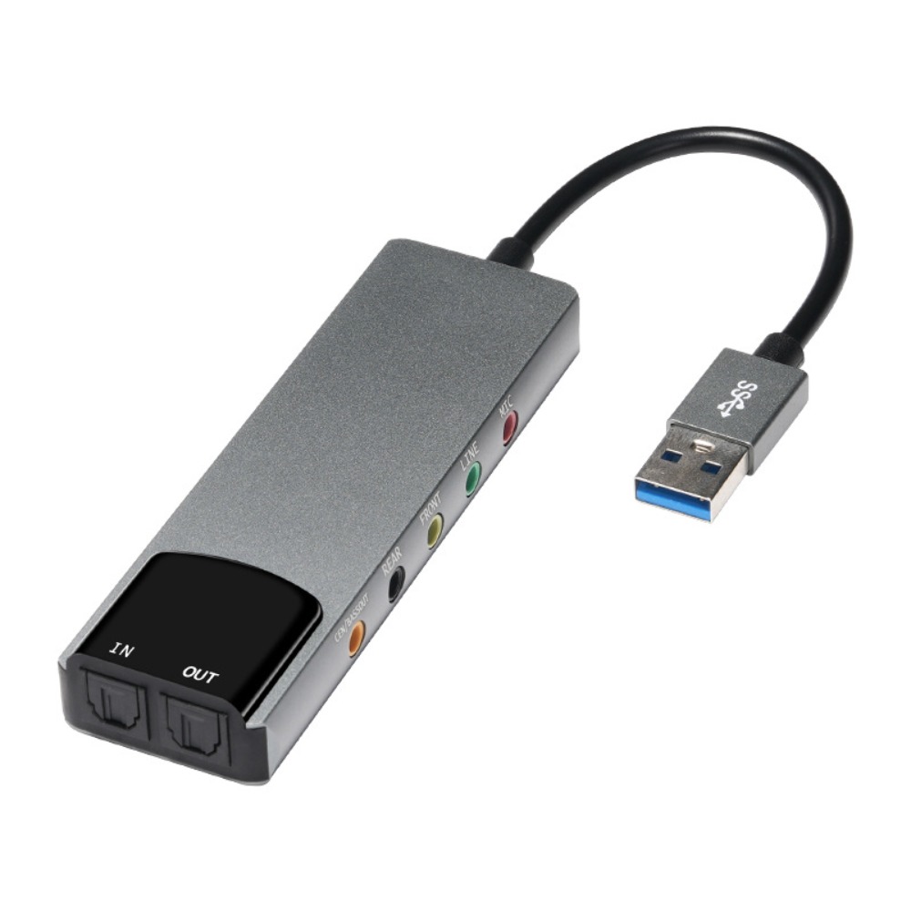New USB Sound Card 7.1 5.1 Cha - Audio Music Live 评论和价格