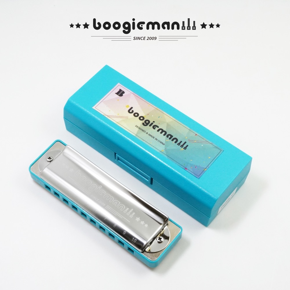 Boogie Man BoogieMan Paddy Tun - Harmonica 10 Hole 评论和价格