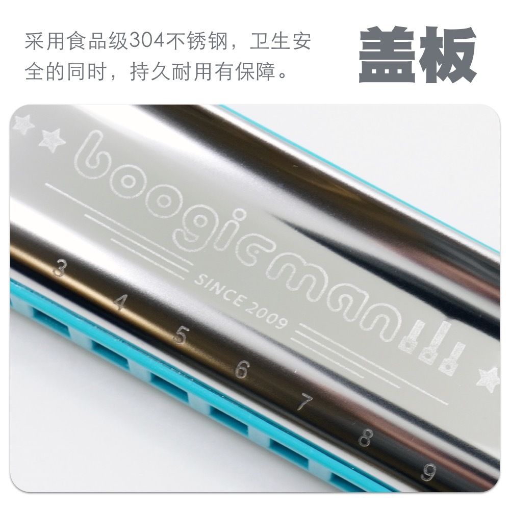 Boogie Man BoogieMan Paddy Tun - Harmonica 10 Hole 评论和价格