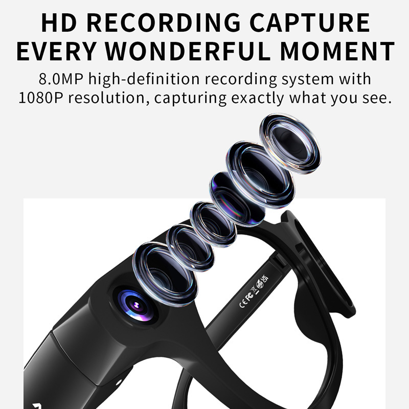 Lenovo AI Smart Glasses 8MP HD - Audio Music Live 评论和价格