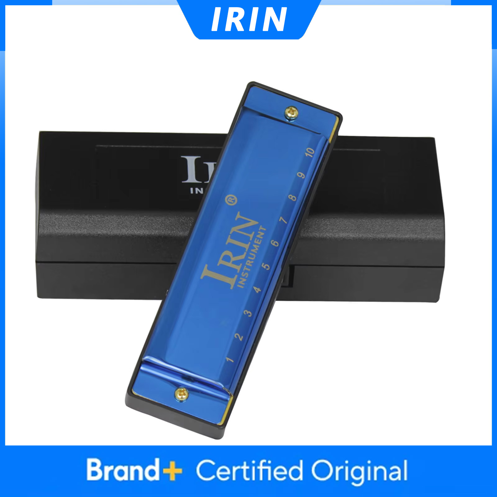 IRIN 10 Hole 20 Tone Harmonica - Harmonica 10 Hole 评论和价格