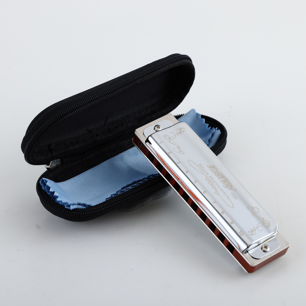 EASTTOP T008K Key of a New Blu - Harmonica 10 Hole 评论和价格