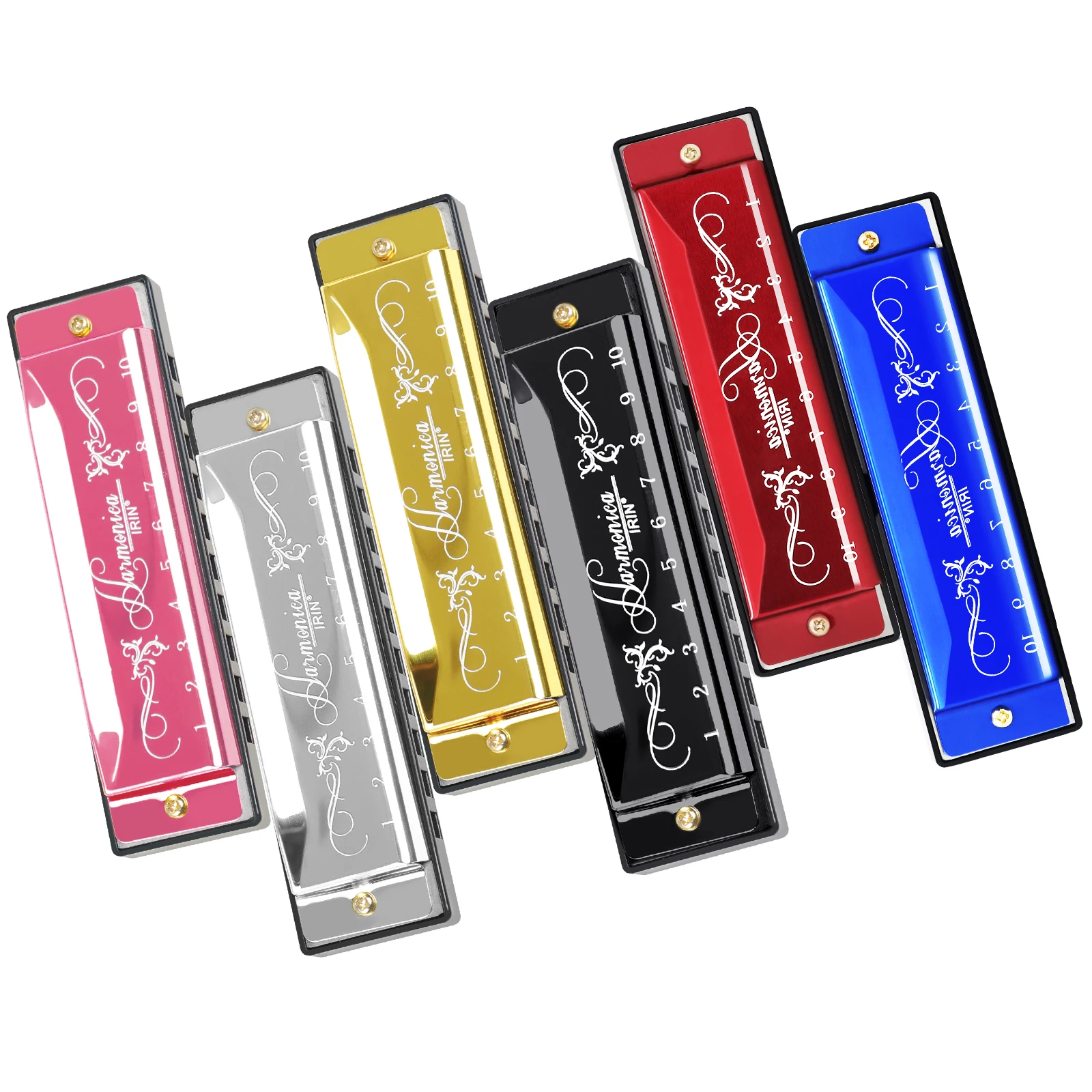 IRIN 10 Hole 20 Tone Harmonica - Harmonica 10 Hole 评论和价格