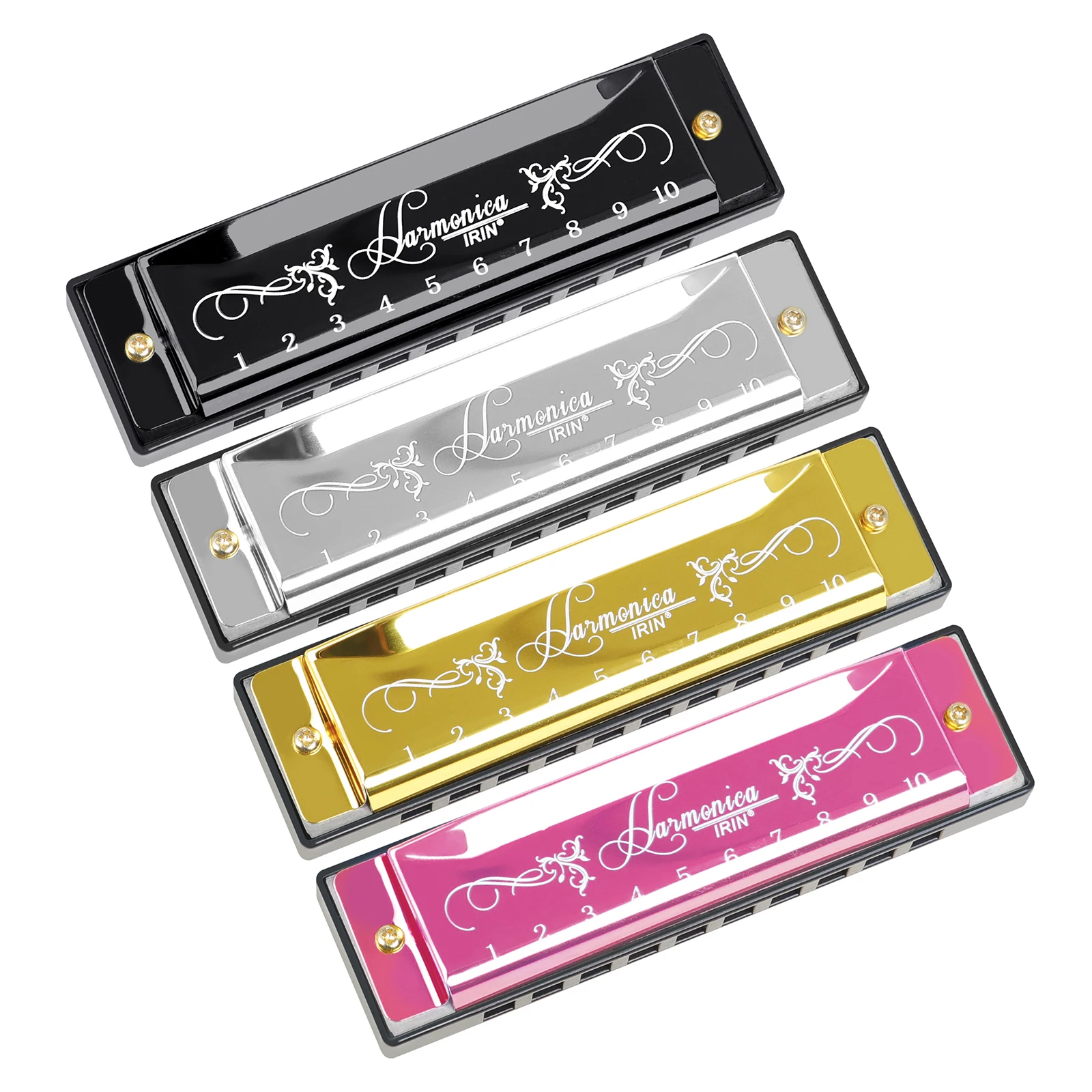 IRIN 10 Hole 20 Tone Harmonica - Harmonica 10 Hole 评论和价格
