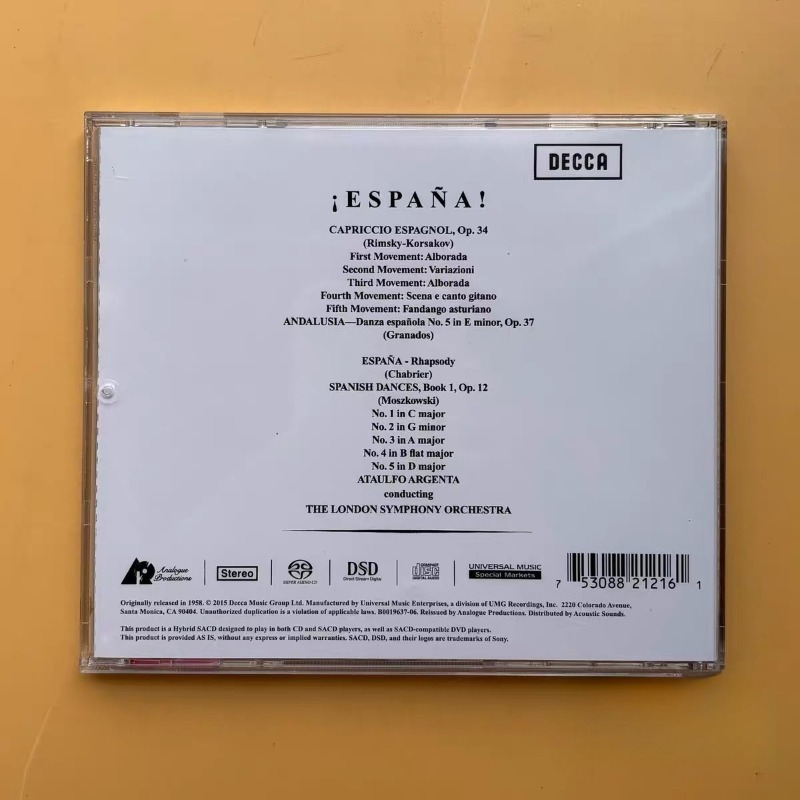 Spanish Rhapsody Music CD Pop  - Audio Music Hip Hop 评论和价格