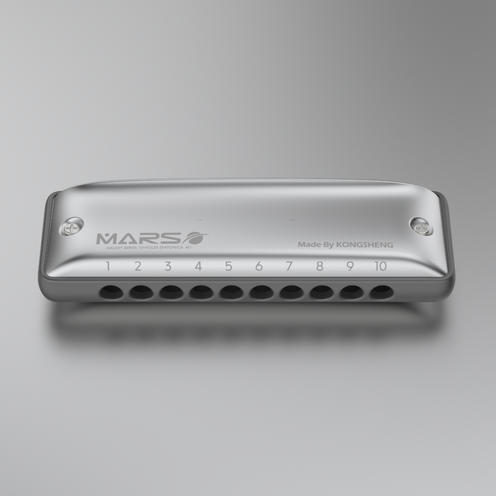 KONGSHENG M1MARS Round Hole 10 - Harmonica 10 Hole 评论和价格