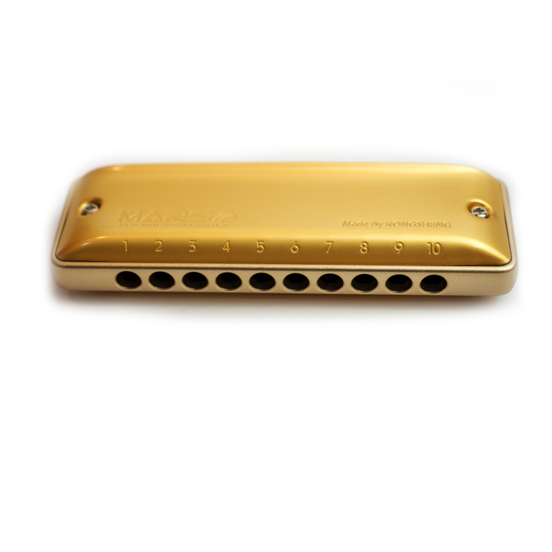KONGSHENG M1MARS Round Hole 10 - Harmonica 10 Hole 评论和价格