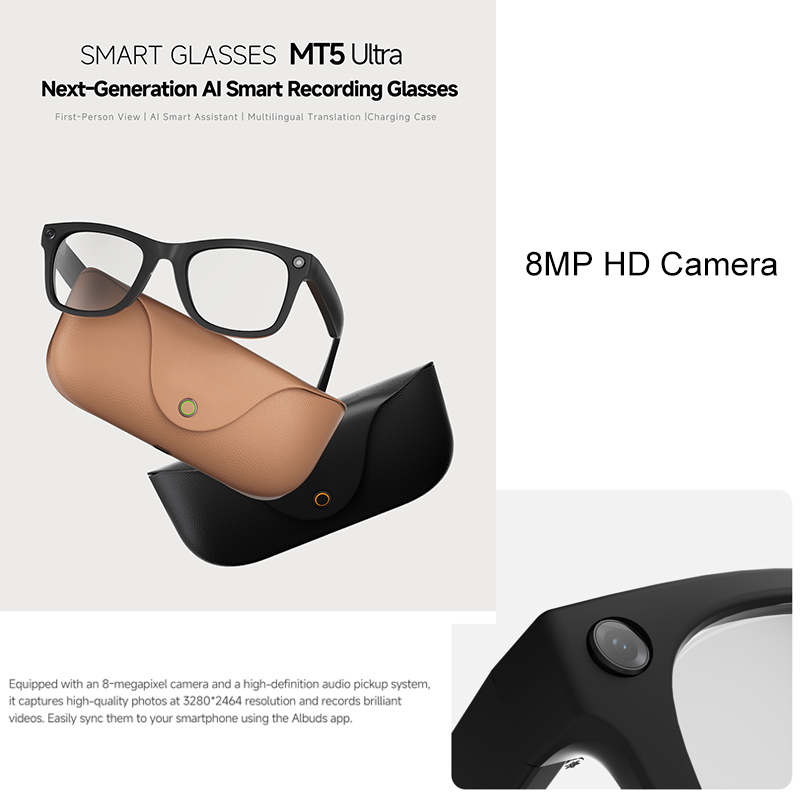 2026 AI smart Glasses HD 800W  - Audio Music To Video Ai Free 评论和价格