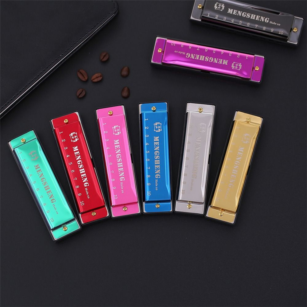 Portable Key of C 10 Hole Harm - Harmonica 10 Hole 评论和价格