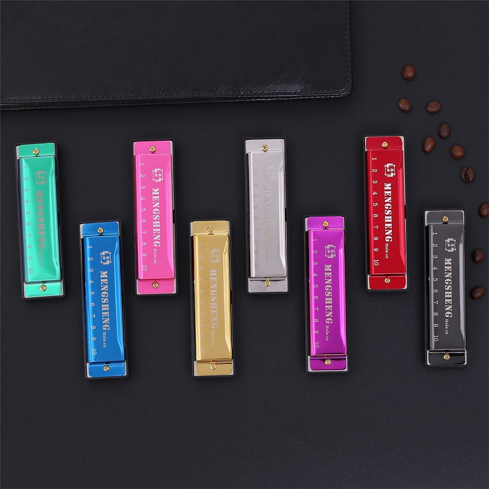 Portable Key of C 10 Hole Harm - Harmonica 10 Hole 评论和价格