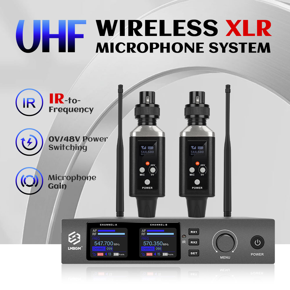 LMBGM TR6 UHF Wireless XLR Mic - Xlr Microphone Condenser 评论和价格