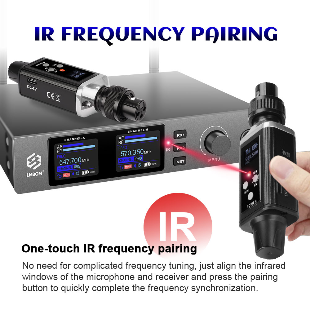 LMBGM TR6 UHF Wireless XLR Mic - Xlr Microphone Condenser 评论和价格