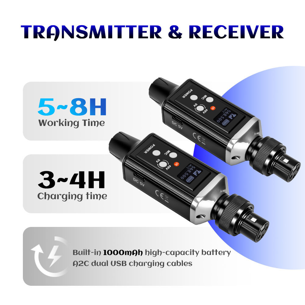LMBGM TR6 UHF Wireless XLR Mic - Xlr Microphone Condenser 评论和价格