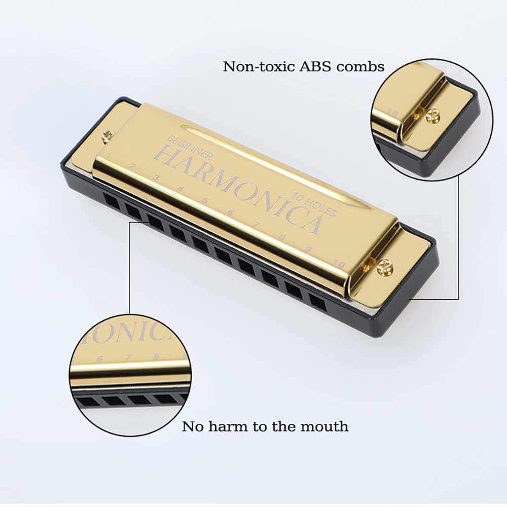 10 Hole C Harmonica Blues Harp - Harmonica 10 Hole 评论和价格