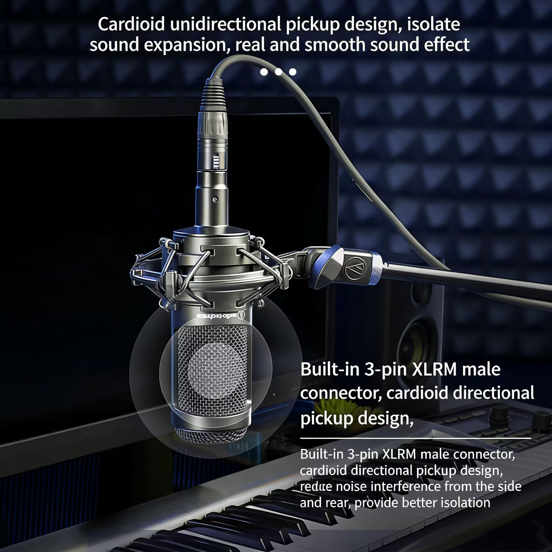 Original Audio-Technica AT2035 - Xlr Microphone Condenser 评论和价格