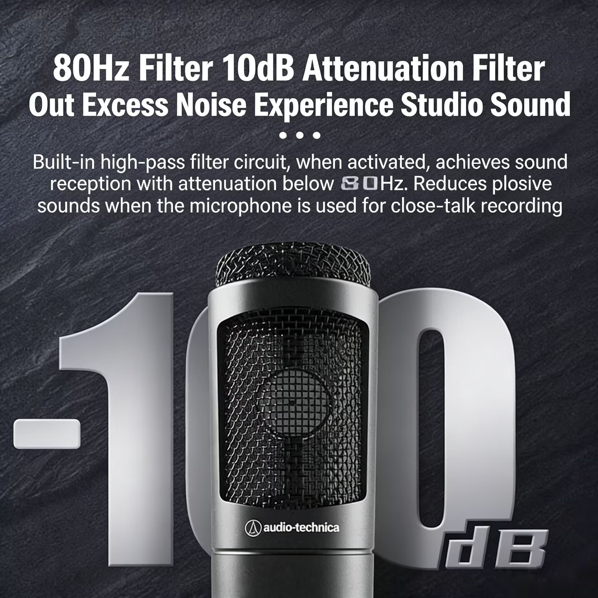 Original Audio-Technica AT2035 - Xlr Microphone Condenser 评论和价格