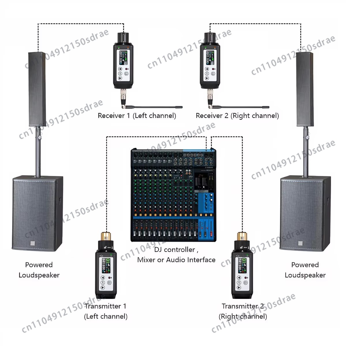 Acemic RX-1and TR-1 Plug-On Wi - Xlr Microphone Condenser 评论和价格
