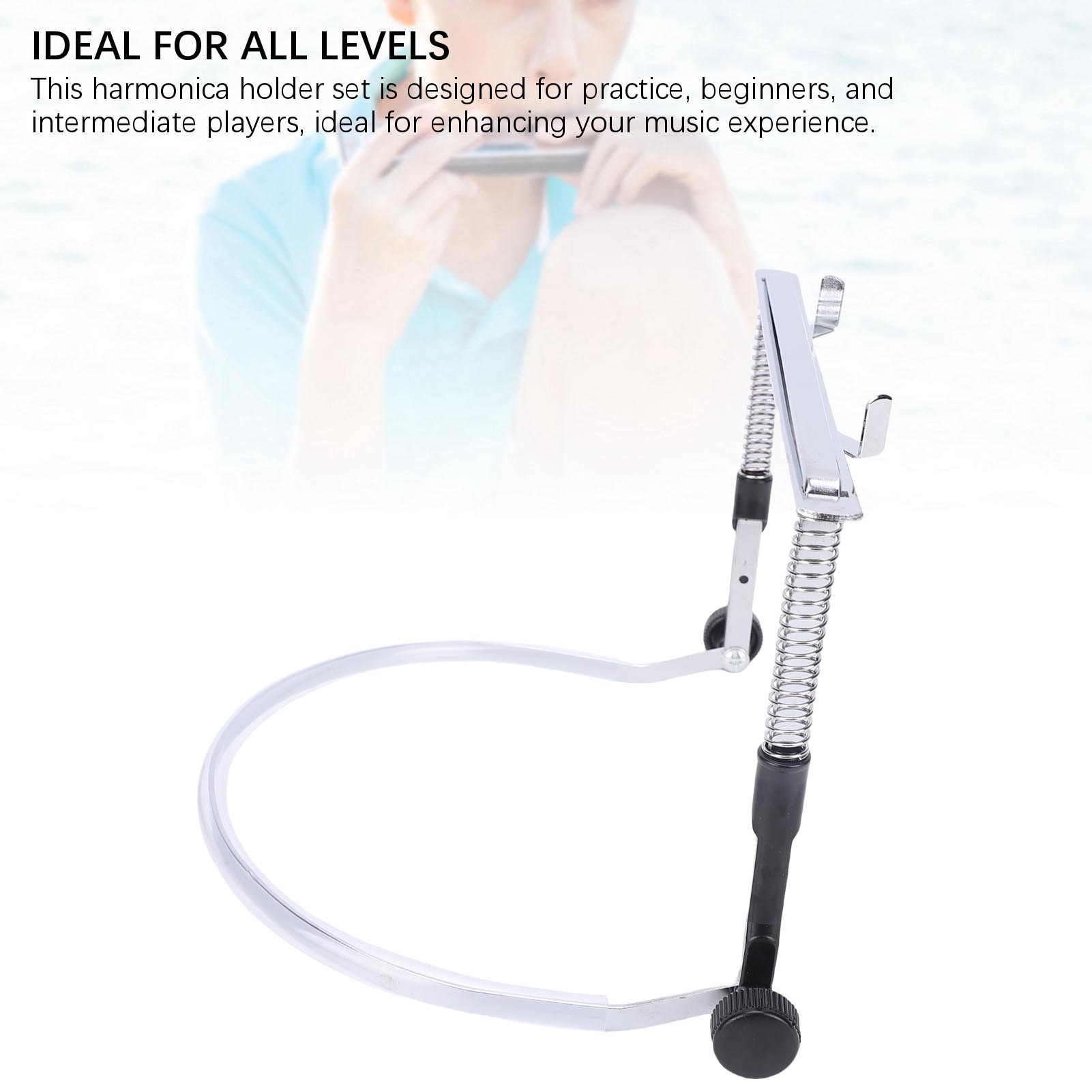 Harmonica Holder Adjustable Al - Harmonica 10 Hole 评论和价格