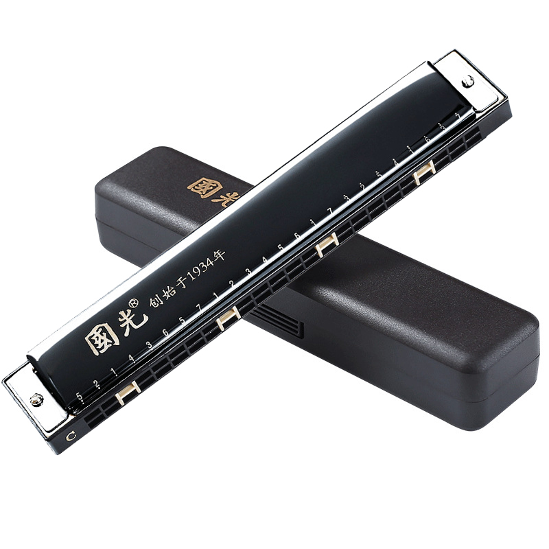 Guoguang Tremolo Harmonica 24  - Harmonica 10 Hole 评论和价格
