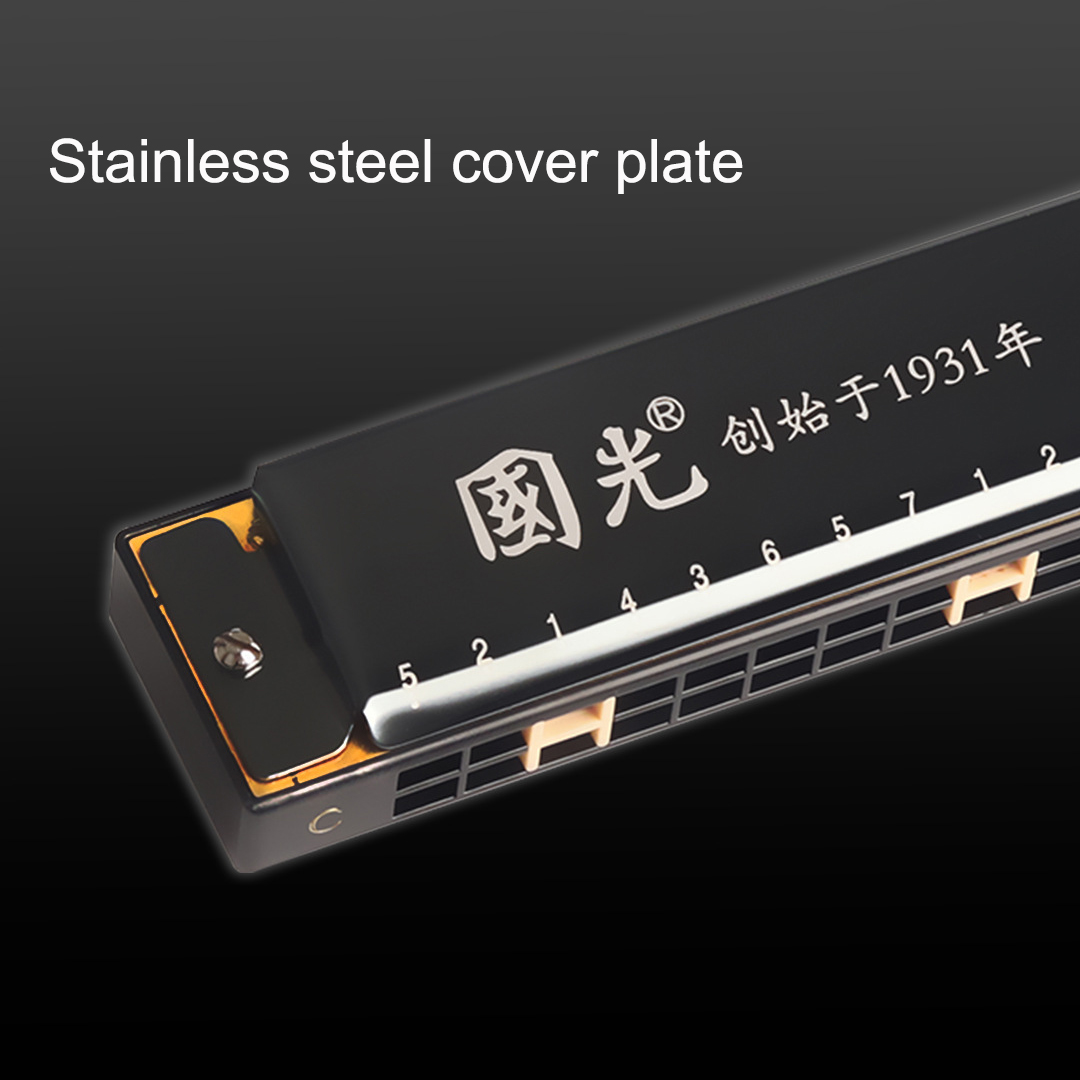 Guoguang Tremolo Harmonica 24  - Harmonica 10 Hole 评论和价格