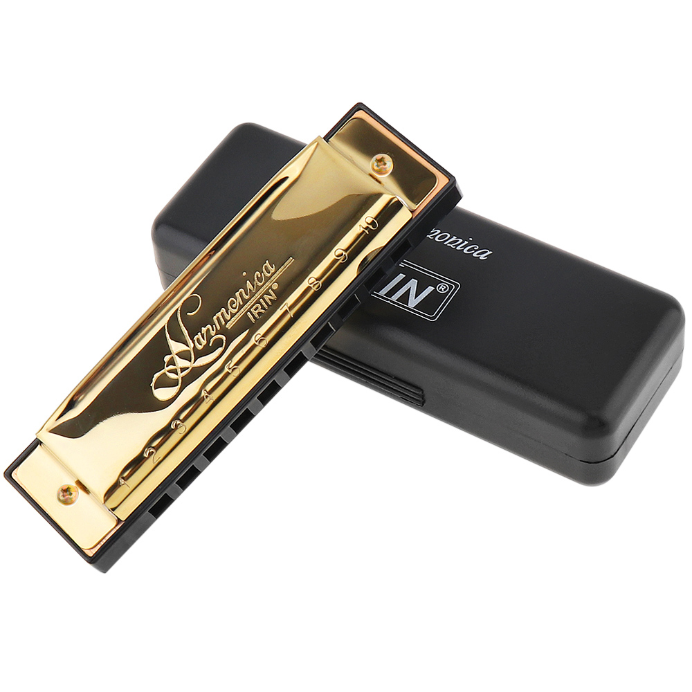 Silver / Gold KeyC 10 Hole 20  - Harmonica 10 Hole 评论和价格